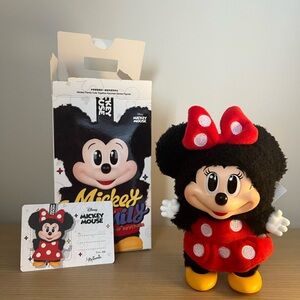 Mickey Family Pop Mart Plush Keychain - Minnie